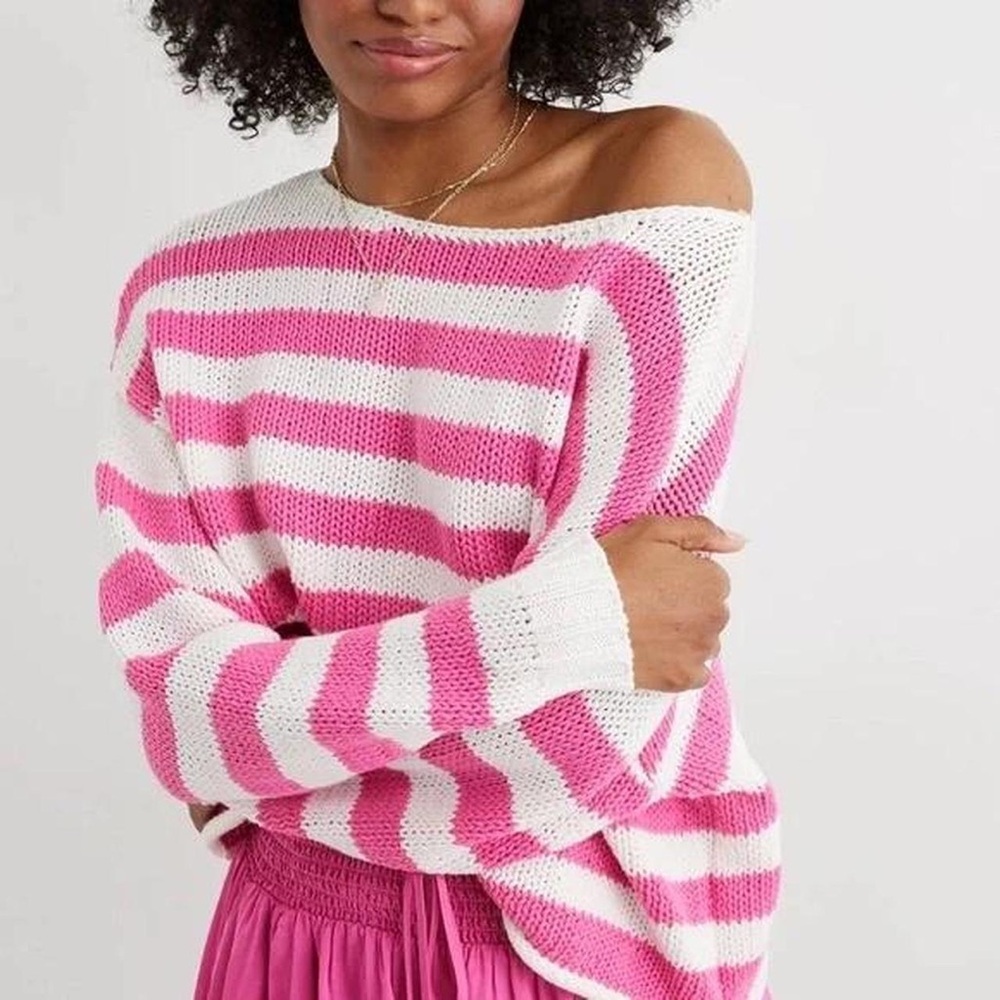 Aerie Off-the-Shoulder Knit Sweater